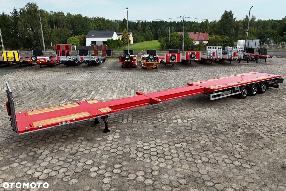 Inny PLATFORMA rozciągana pod standard siodło TELEMEGA 13.600mm + 7.500mm rozciągu, ADR EX3, kontenery, konstrukcje, maszyny - 5