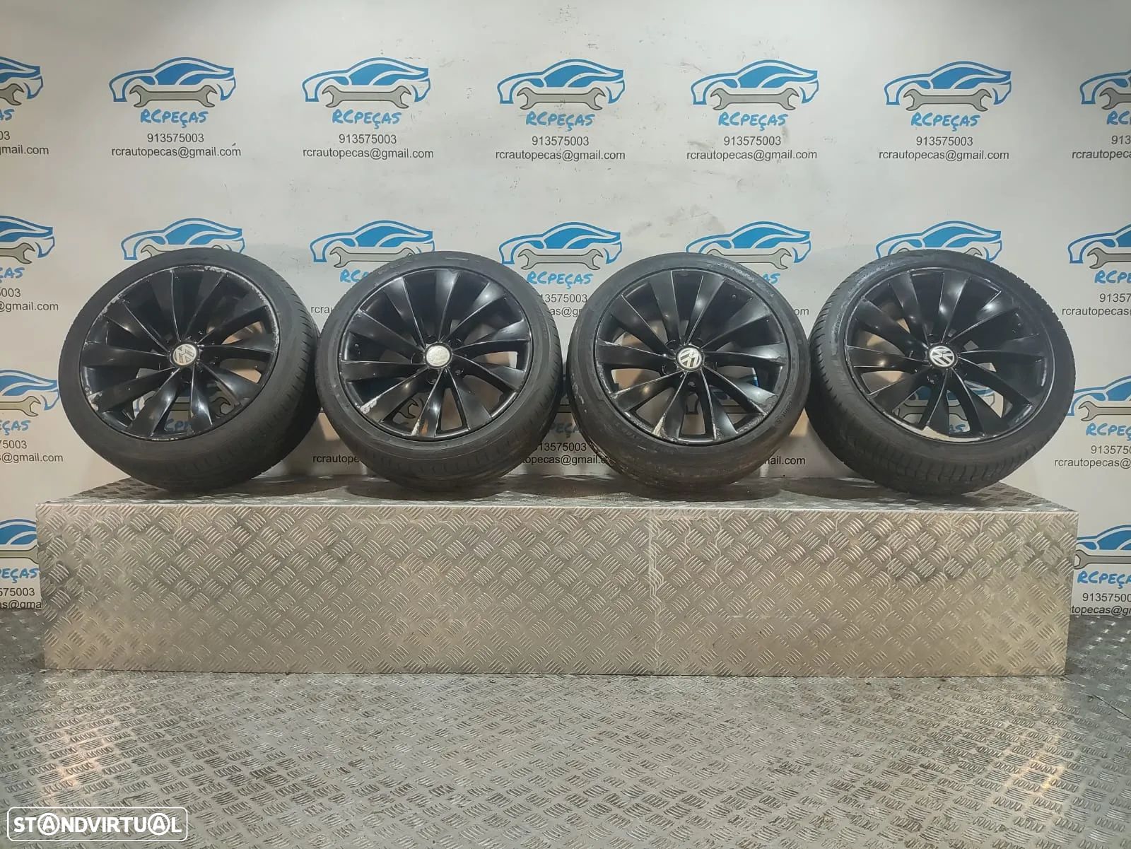 Jantes 18 Polegadas Interlagos - Originais VW Volkswagen - 5x112 - 3C8601025D - Scirocco | Passat | Audi | Golf | CC | Jetta | Seat - 1