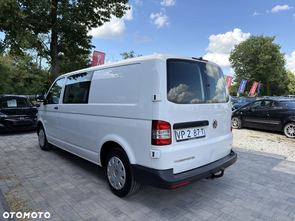 Volkswagen Transporter 2.0 TDI LIFT Brygadówka LONG L2H1 Długi 6os Kamera Cofania - 4