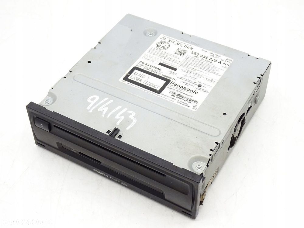 CZYTNIK KARTY SD SKODA OCTAVIA III 3 5E 5E0035820A - 2