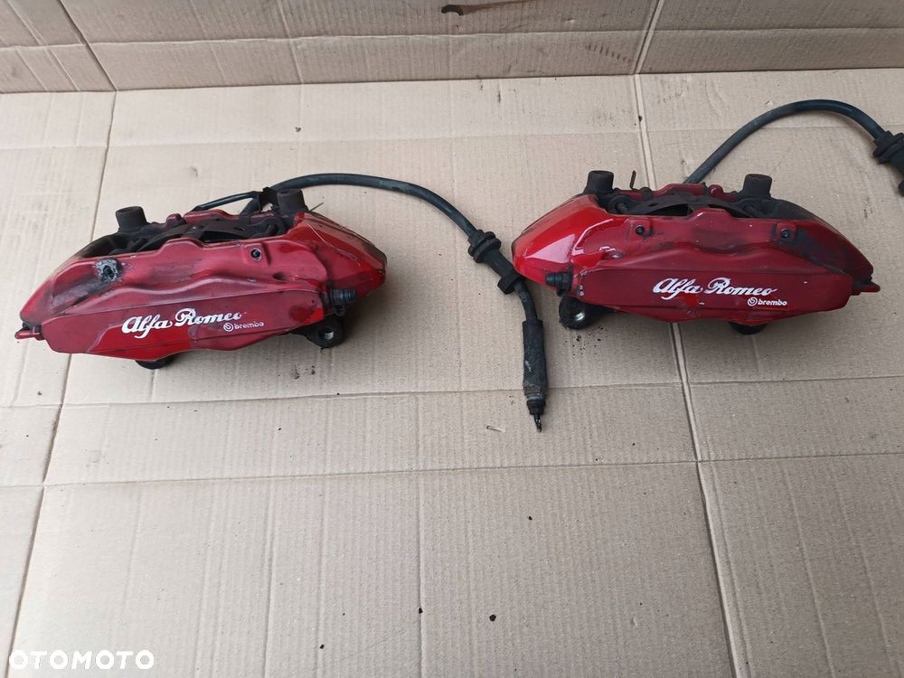 alfa romeo giulietta duże brembo + adapter zaciski hamulcowe przód komplet - 2