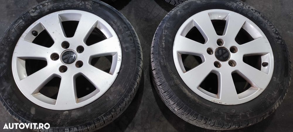 Set jante aliaj 16 volkswagen vw JETTA cu anvelope de iarna DOT 2023 - 2