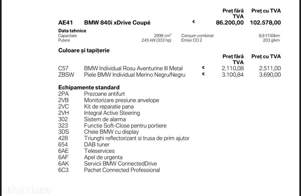 BMW Seria 8 840i xDrive - 14