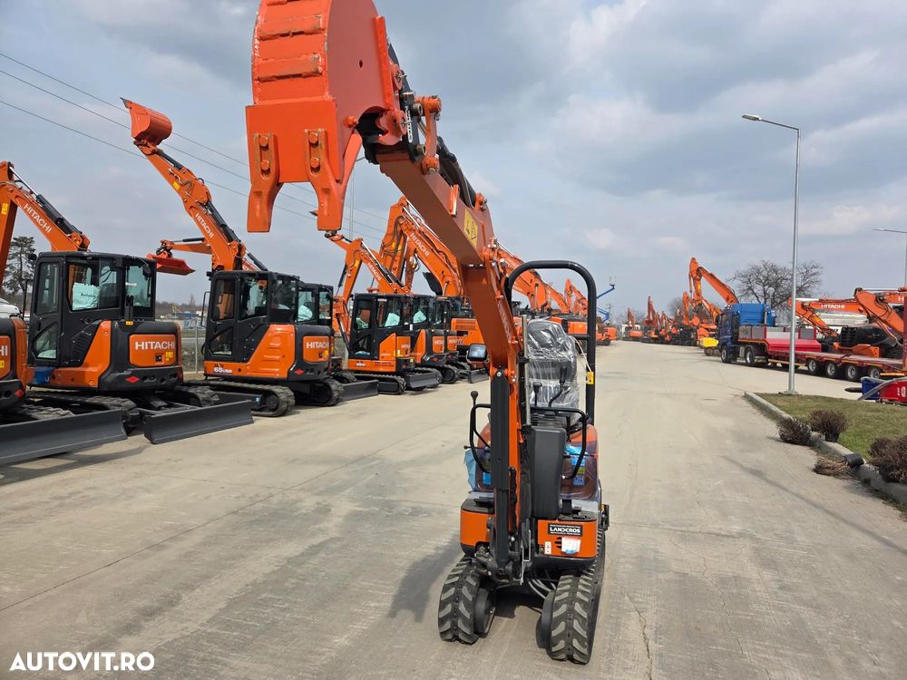 Hitachi ZX10, 1,3 tone, adanci sapare 2m, CUPLA RAPIDA+3 cupe, inst picon pe brate, senile cauciuc extensibile, produs in JAPONIA, posibilitate leasing 5 ani-PROMOTIE 19.500 EUR+Tva - 5