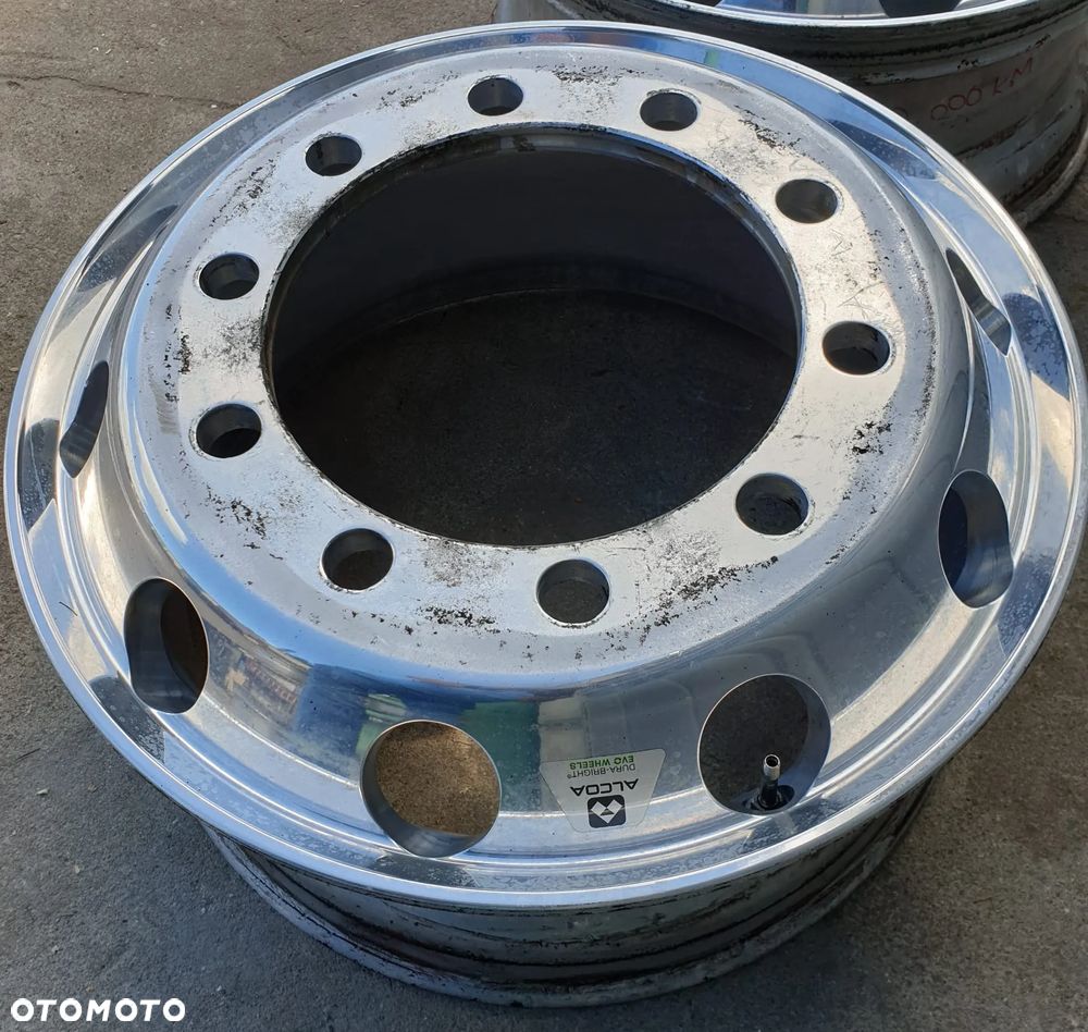 DAF ALUFELGI DURA BRIGHT wąskie 22,5x 9,00 - 15 DC 2 - 2