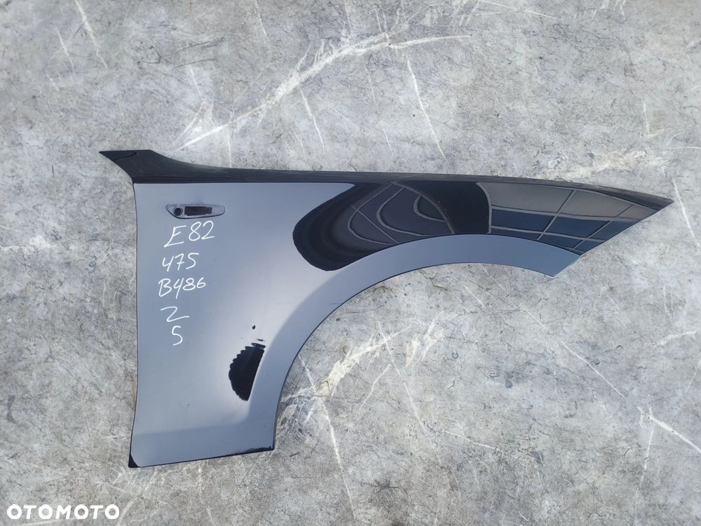 BŁOTNIK PRAWY PRZÓD PRZEDNI BMW E81 E82 E87 E88 475 BLACKSAPPHIRE B486 - 1
