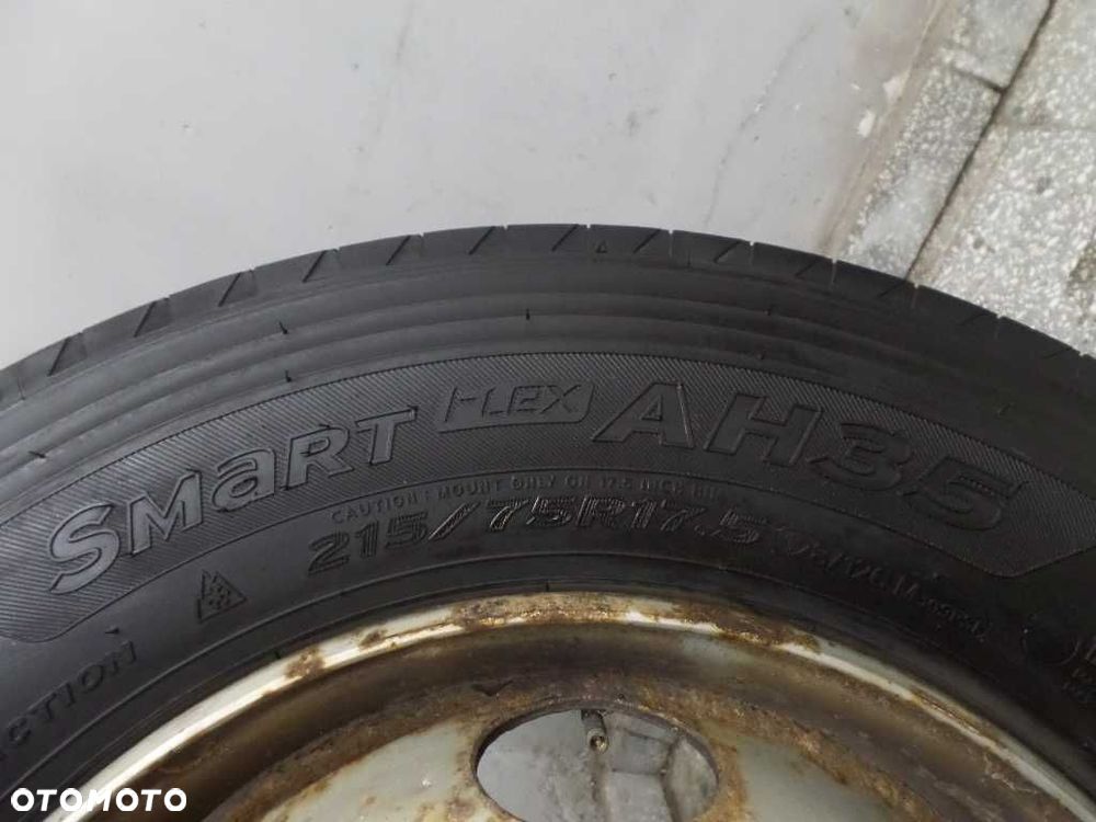 ISUZU NQR NKR NPS KOLA FELGI 17.5x6J 127-9TC HANKOOK SMART FLEX 215/75R17.5 6x222 - 8