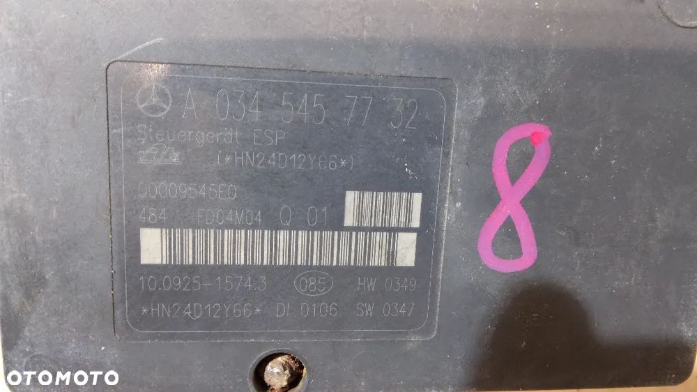 #POMPA ABS MERCEDES W203 nr A0345457732 A0054312912 - 4