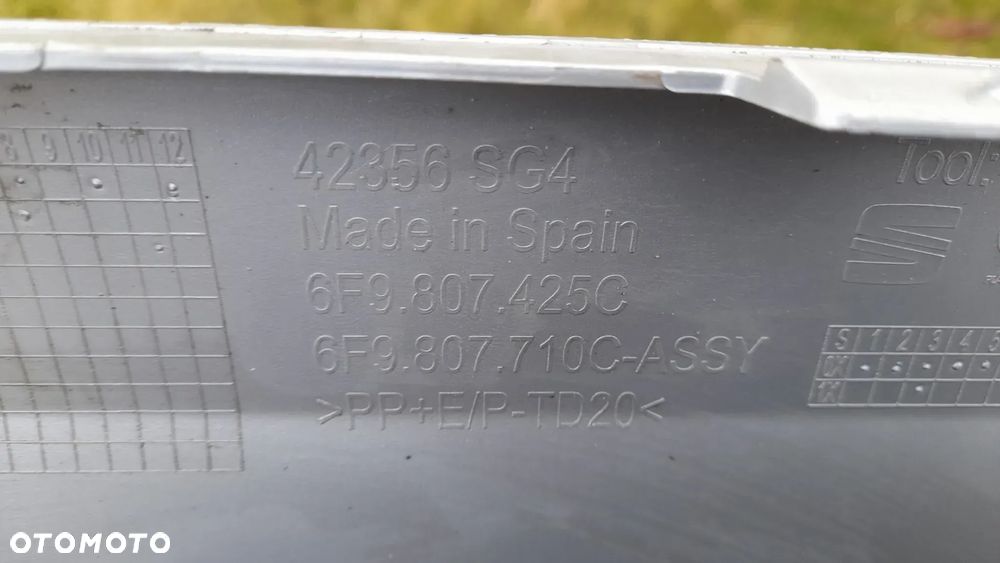 SEAT ARONA LIFT SPOILER DOKŁADKA ZDERZAKA TYŁ  6F9807425C - 8