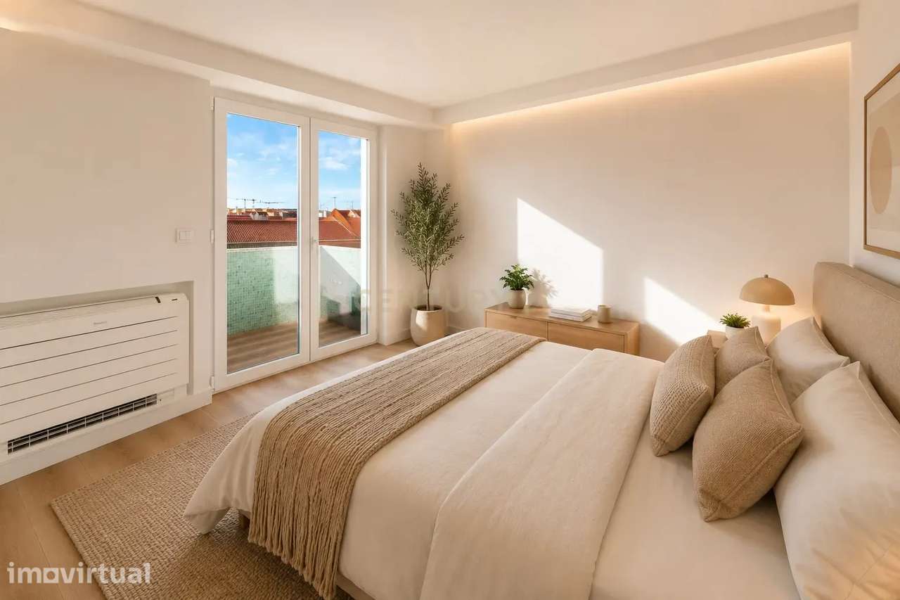 T3 totalmente remodelado em Alvalade | Luminosidade, conforto e locali - Grande imagem: 4/60