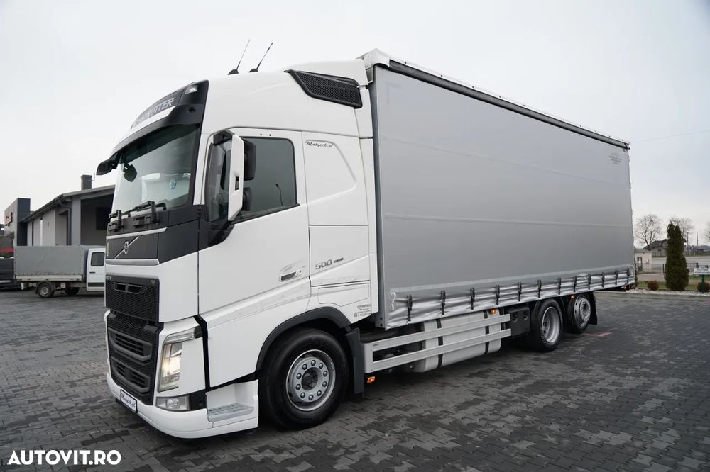 Volvo FH 500 / SOLOWKA / 6X2 / MEGA / PUNTE RIDICATĂ / TV - 2