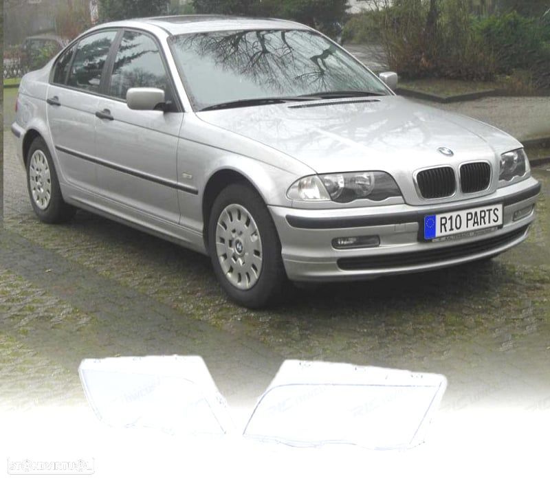 VIDROS FARÓIS FRONTAL PARA BMW E46 BERLINA TOURING 98-01 - 1