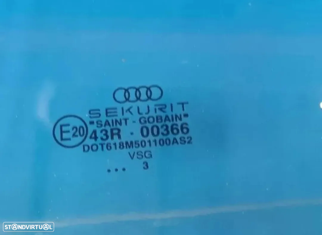 Vidro da porta traseira esquerda originais duplo para Audi A8 d3 4e0 Li 2003+ - 4