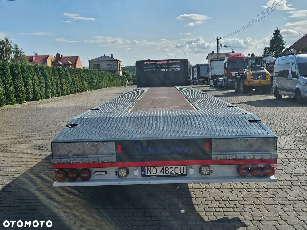 Krone LAWETA PLATFORMA NISKOPODWOZIE 3-osiowa Mało uzywana! - 18