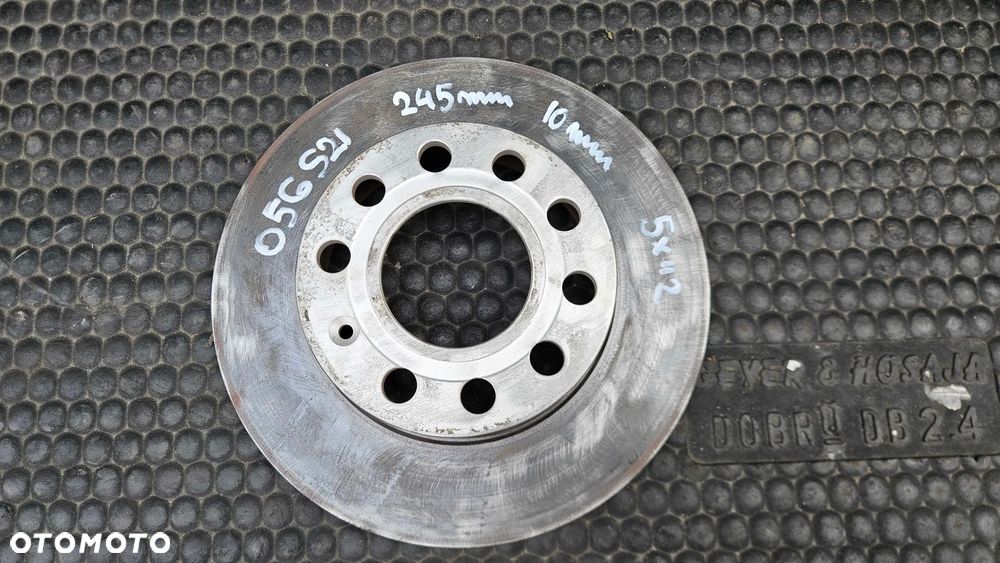 Tarcze Tarcza 288mm 245mm 5x112 Klocki Hamulce Przód Przednie Tył Tylne Audi A4 B6 B7 - 27