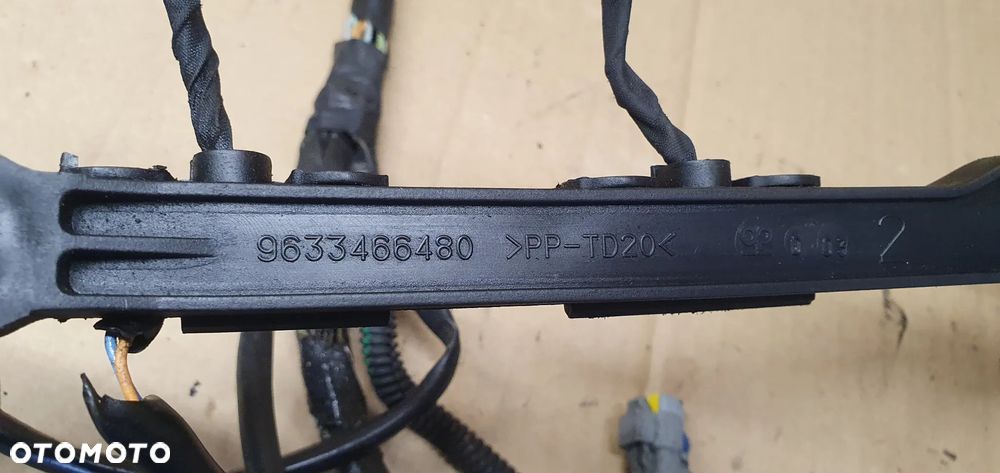 Wiązka instalacja silnika Citroen C5 2.0 HDI 9646288480 - 9