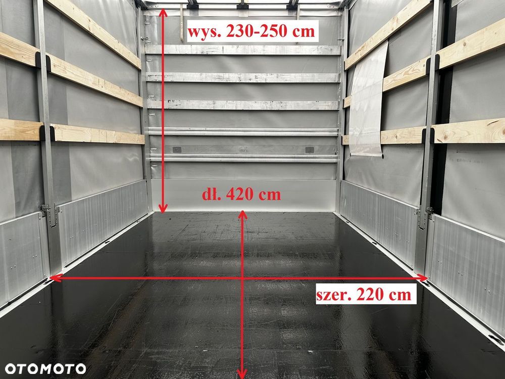 Renault MASTER PLANDEKA 8 PALET WEBASTO TEMPOMAT LEDY PNEUMATYKA KLIMATYZACJA  165KM - 13