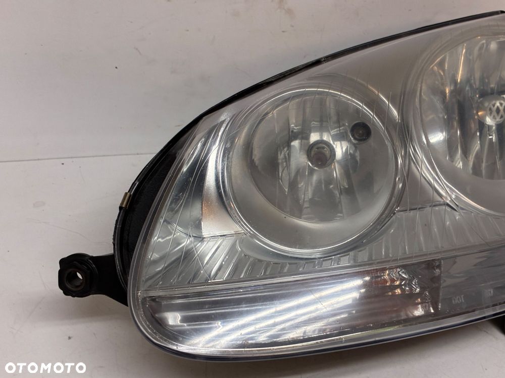 Vw Golf 5 V Jetta LAMPA PRZÓD PRZEDNIA LEWA  EUROPA - 4