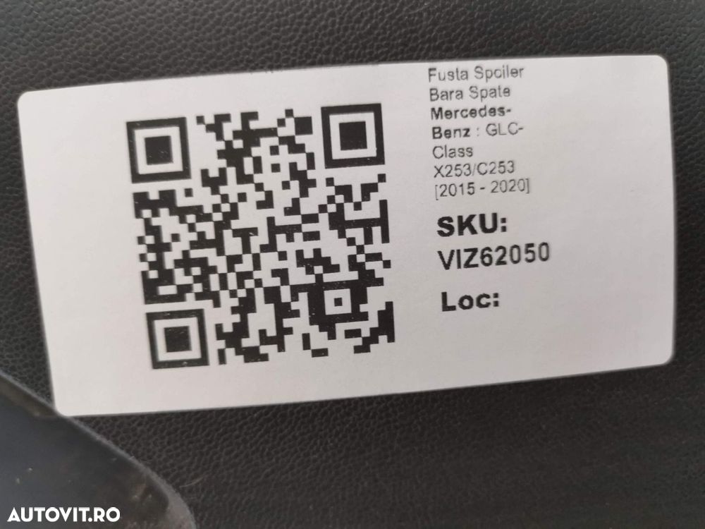 Fusta Spoiler Bara Spate Mercedes-Benz  GLC-Class X253/C253 2015 2016 - 8