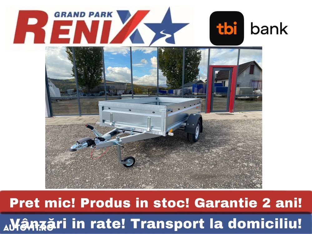 Neptun Remorca PRO 236/129/45 cu sistem de franare 750 kg - 1