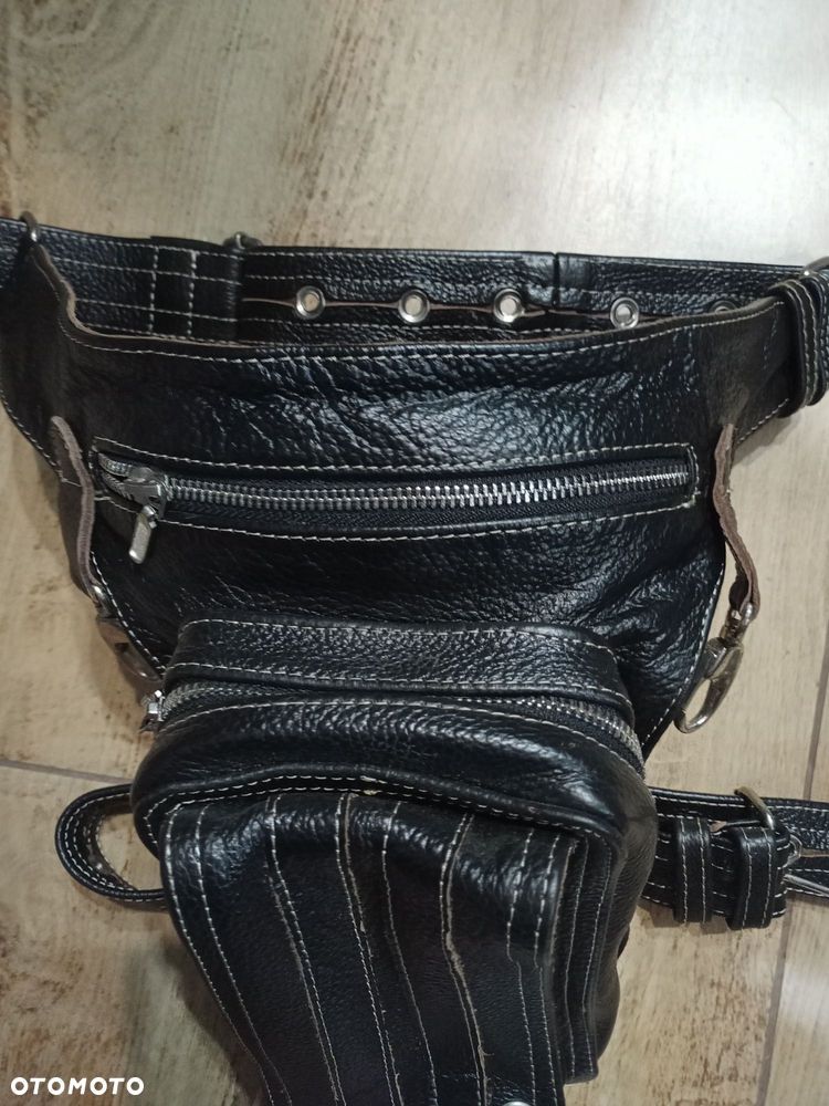 Duża torba skórzana na udo - 3