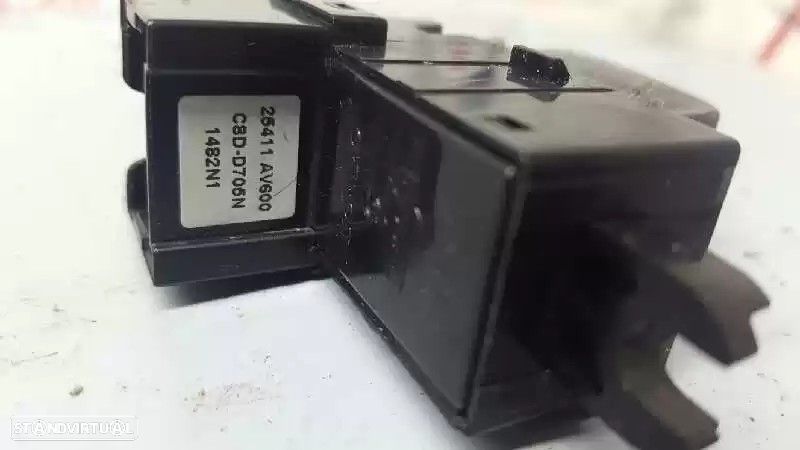 COMANDO ELEVADOR DE VIDRO FRONTAL DIREITO NISSAN PRIMERA 2002 -25411AV600 - 4