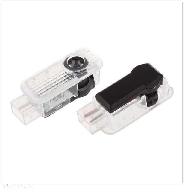 Set Proiectoare Logo Portiera Audi A3 A4 A5 A6 A8 Q3 Q5 Q7 - 4