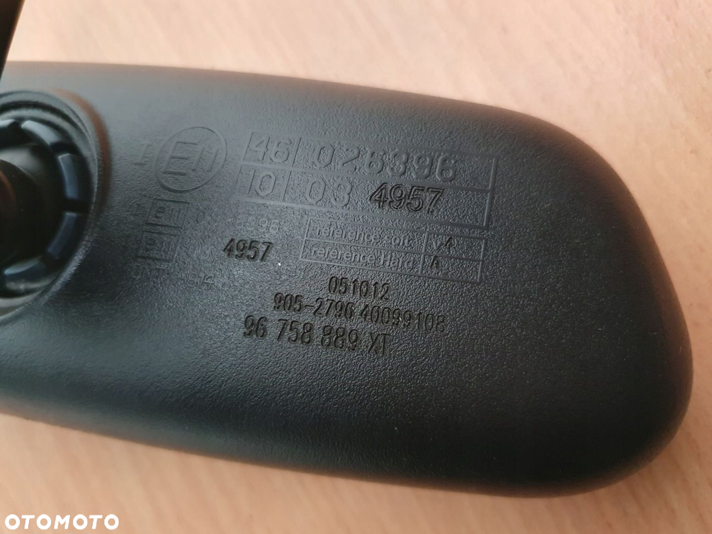 LUSTERKO WSTECZNE WEWNĘTRZNE MIKROFON CITROEN DS4 9651817180 96758889XT - 13