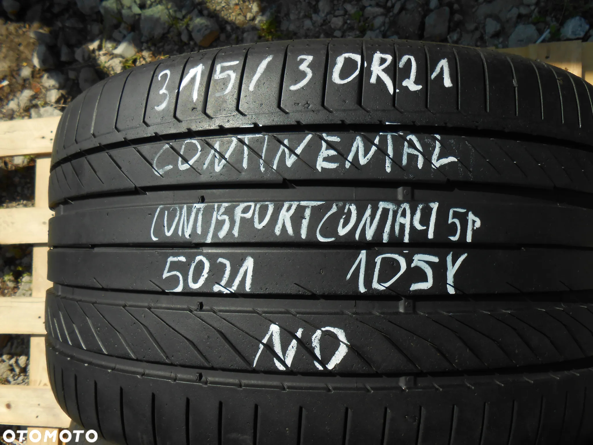 OPONY 315/30R21 CONTINENTAL CONTI SPORT CONTACT 5P NO SILENT DOT 5021 7MM - 2