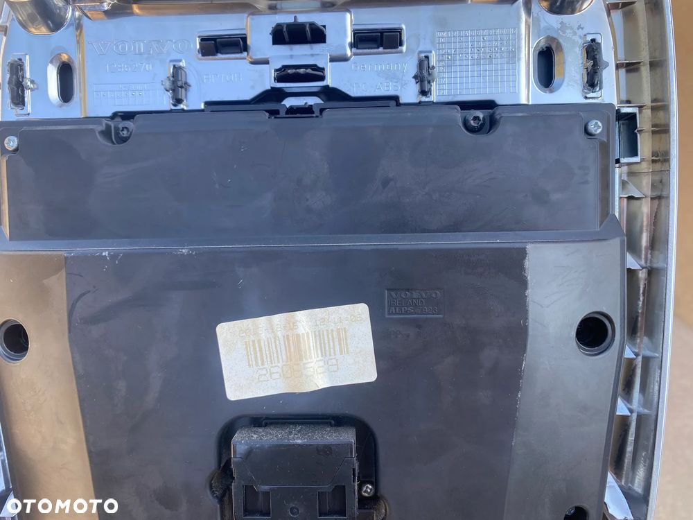 PANEL ŚRODKOWY MODUŁ NAWIEWU  KLIMATYZACJI FULL VOLVO V70 1286270 31291378 2606528 1963506 - 7