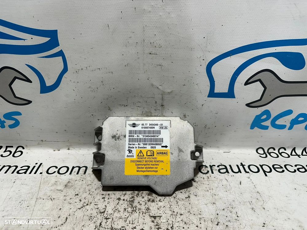 .Módulo Centralina Airbag SRS Original BMW Mini 3454346 2005 - 2016 - 2