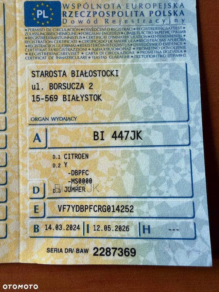 Citroën JUMPER WZMOCNIONY L3H2 HEAVY MAXI 3.5t Ładowność 1500kg Homologacja haka 3t.  SILNIK Euro-6 Starszej konstrukcji PSA Poj..2179cm3 140KM Trwały bezawaryjny na pojedynczej turbinie Nie!! Stelantis!! Koła 16' Hamulce wzmocnione BREMBO, Podwójne resory! Pełna zabudowa ładowni! Najtrwalsza konfiguracja maxi VAN L3H2 13m3 - 33