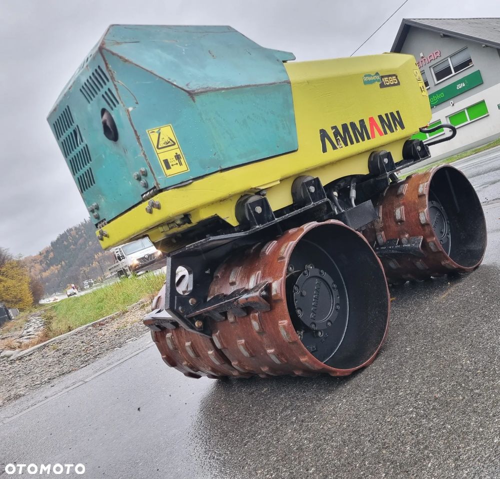 Ammann 1,6 tony Walec okołkowany Rammax 1585 sterowany z Pilot z Norwegii 890h 2016rok Silnik HATZ Zero luzów wycieków !! - 4