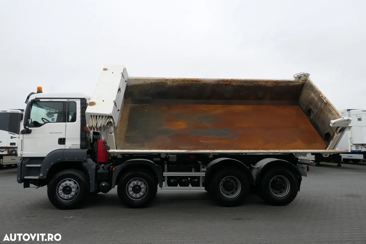 MAN TGS 35.420 / 8x4 / BASCULANTE / HYDROBOARD / EURO 6 / 2018 - 8