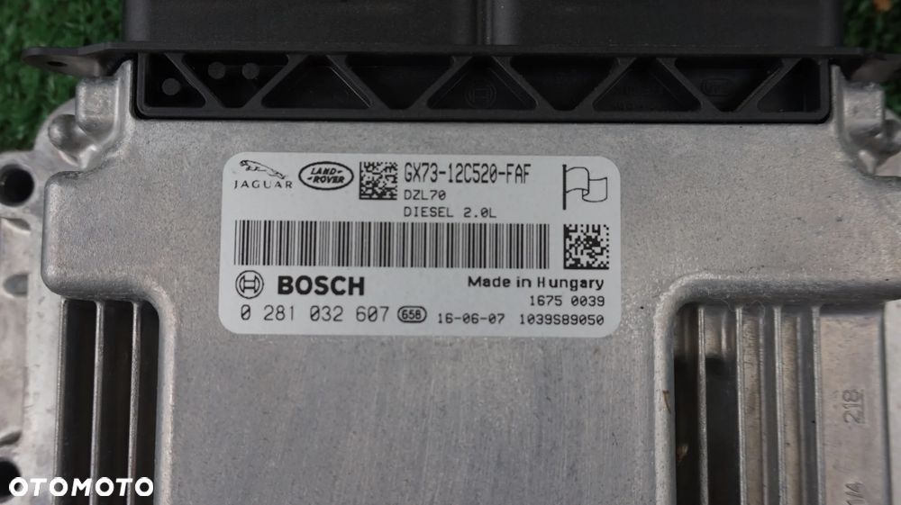 Jaguar XF II X260 2.0D sterownik silnika GX73-12C520-FAF 0281032607  oryginal - 2