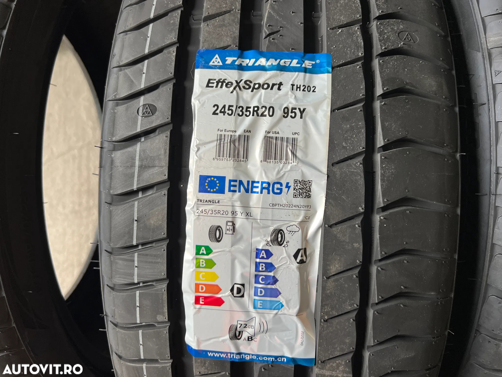 4 anvelope vara 245-35-20 si 275-30-20 Efex sport BMW F10 F11 BMW G30 G31 Mercedes W212 E class Anvelope cu protectie janta R20 pritectie janta fata spate in interior si exterior (vezi poze) adrenta A calitate premium - 3