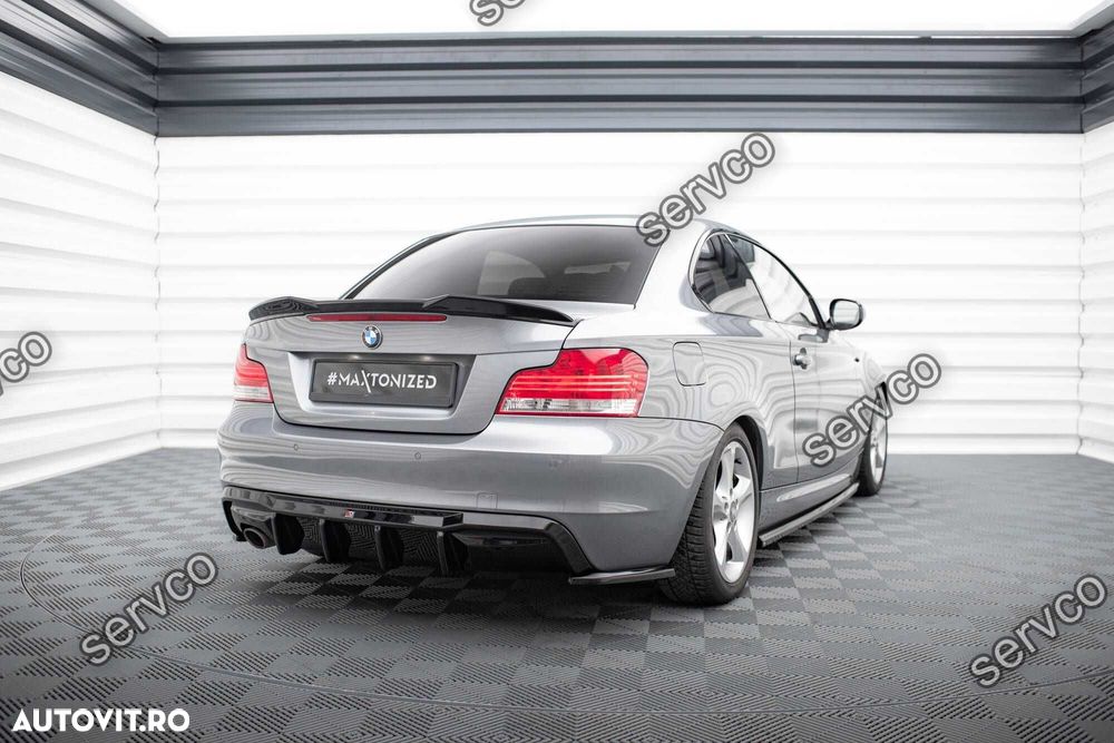 Difuzor bara spate Bmw Seria 1 M-Pack E82 2007-2011 v5 Maxton Design - 2