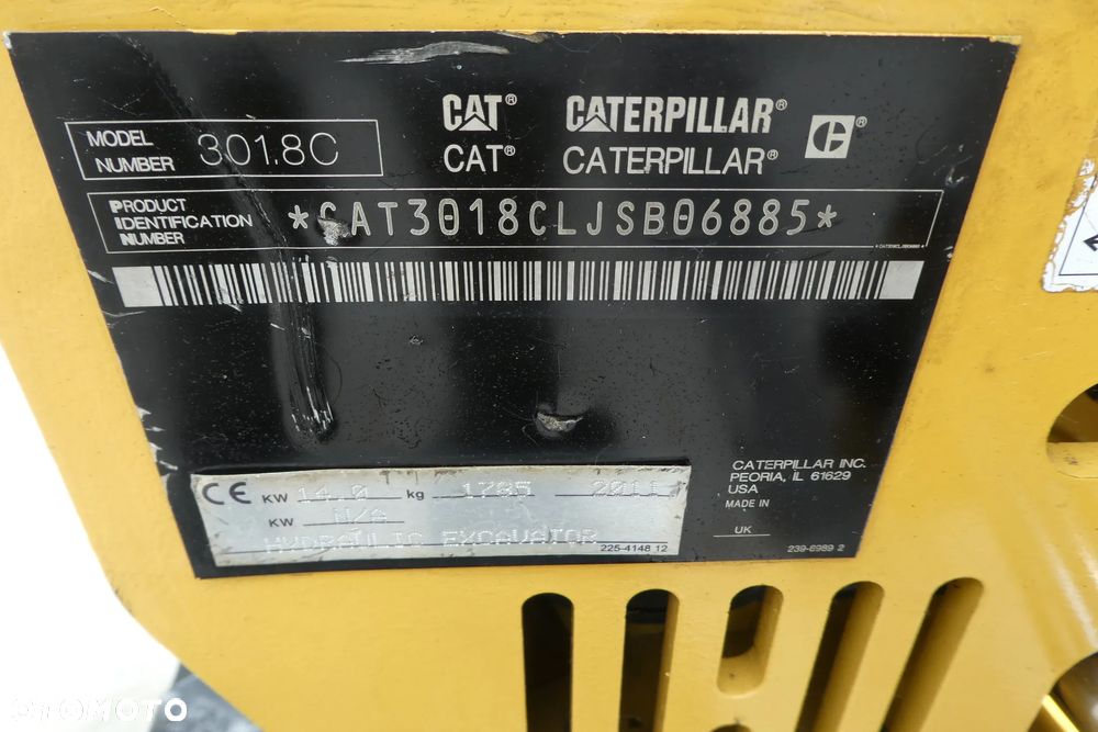 Caterpillar 301,8C PODWOZIE ROSUWANE - 21