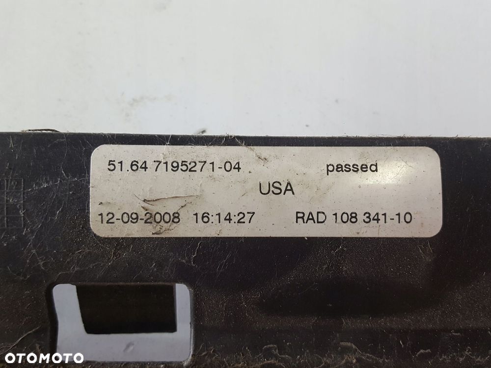 BMW X5 E70 06-09r 3.0 D ŻALUZJA ŻALUZJE CHŁODNIC PRZÓD 7195271 - 3