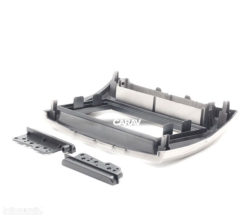 MOLDURA ADAPTADOR CINZA CLARO PARA RADIO 2-DIN PARA TOYOTA COROLLA VERSO 04-09 - 4