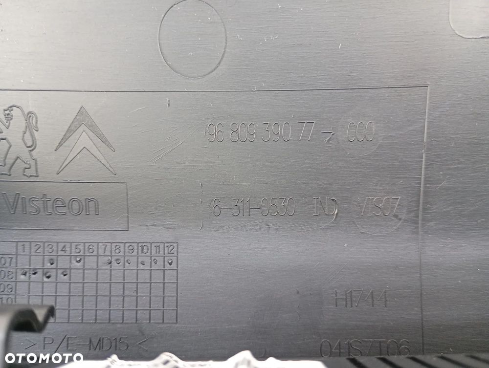 wyświetlacz radia ekran zegar citroen berlingo II partner II 2008- 9664644280 - 4