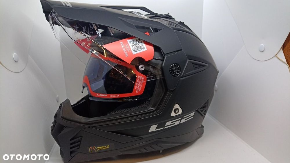 Kask LS2 MX702 PIONEER 2 z szybką i blendą na cross, enduro, nowy skle - 6
