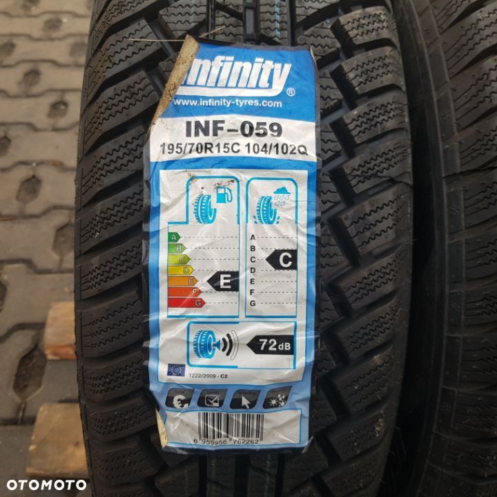4x 195/70R15C Infinity Inf 059 Nowy komplet opon zimowych Poznań - 2