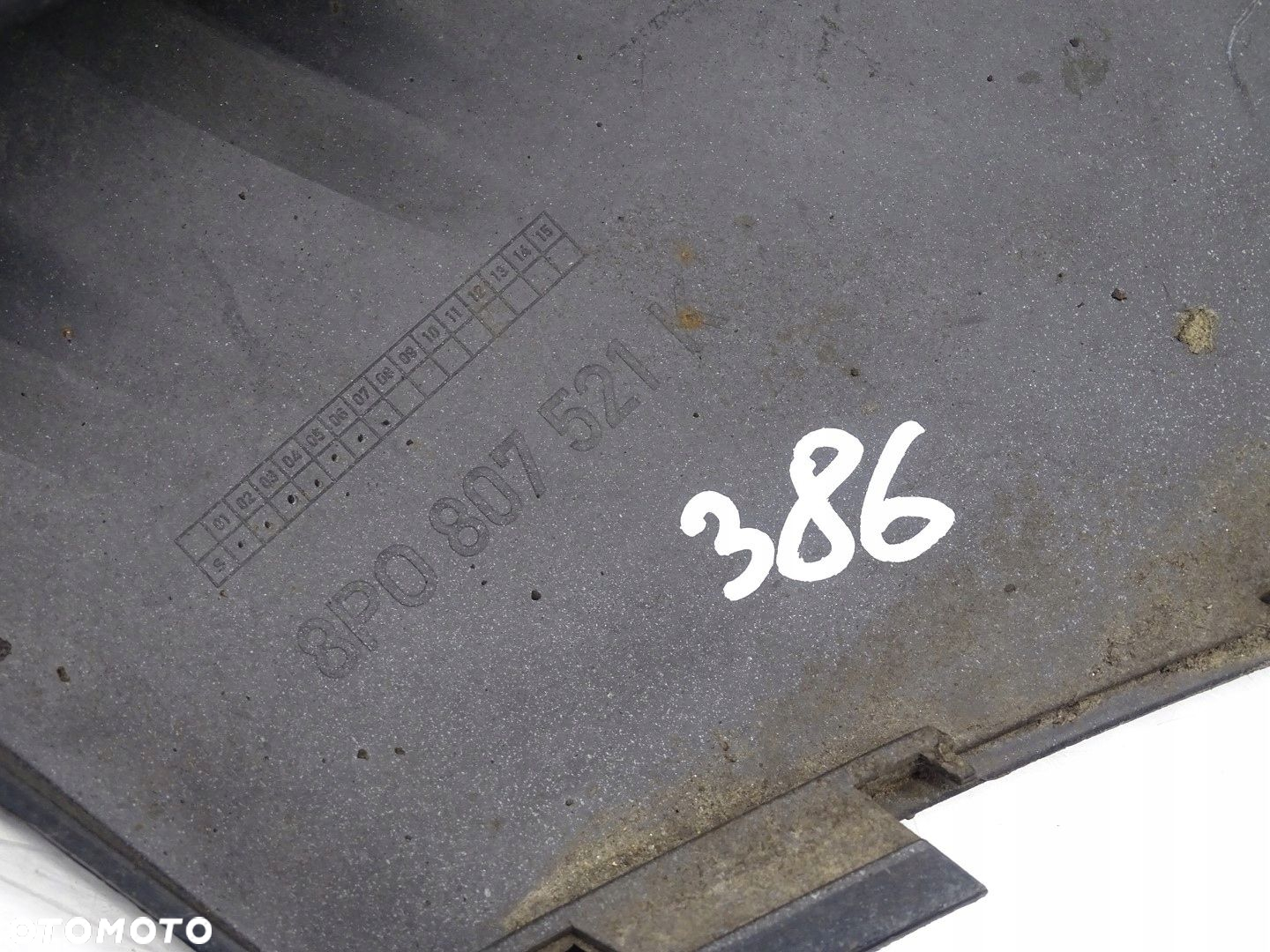 SPOILER DOKŁADKA DYFUZOR ZDERZAKA TYŁ AUDI A3 8P LIFT S-LINE 8P0807521K - 6