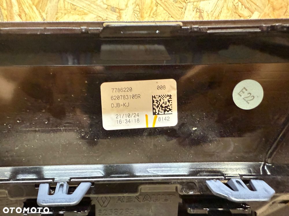 RENAULT SYMBIOZ ATRAPA GRILL ZDERZAKA PRZEDNIEGO PRZÓD ORYGINAŁ 620783105R - 3