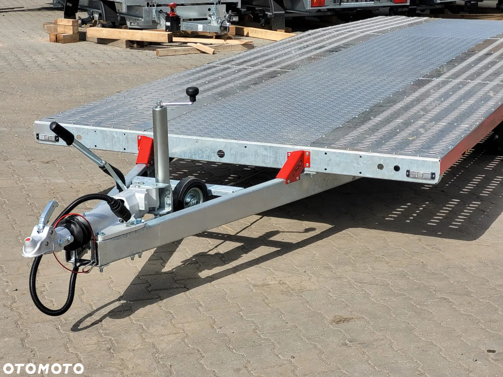 TA-NO DOSTAWA! Laweta Scorpio 600x210cm Przyczepa trzyosiowa z podłogą aluminiową! Koła 10” Kąt najazdu 12° Idealna do przewozu busa, samochodu! DMC 3500kg - 21