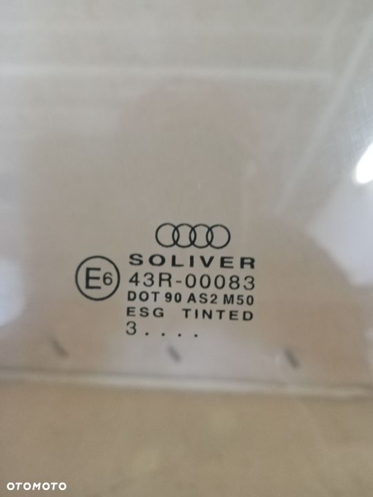 Szyba drzwi prawy przód przednia prawa Audi A6 C5 FL AS2 03r - 2