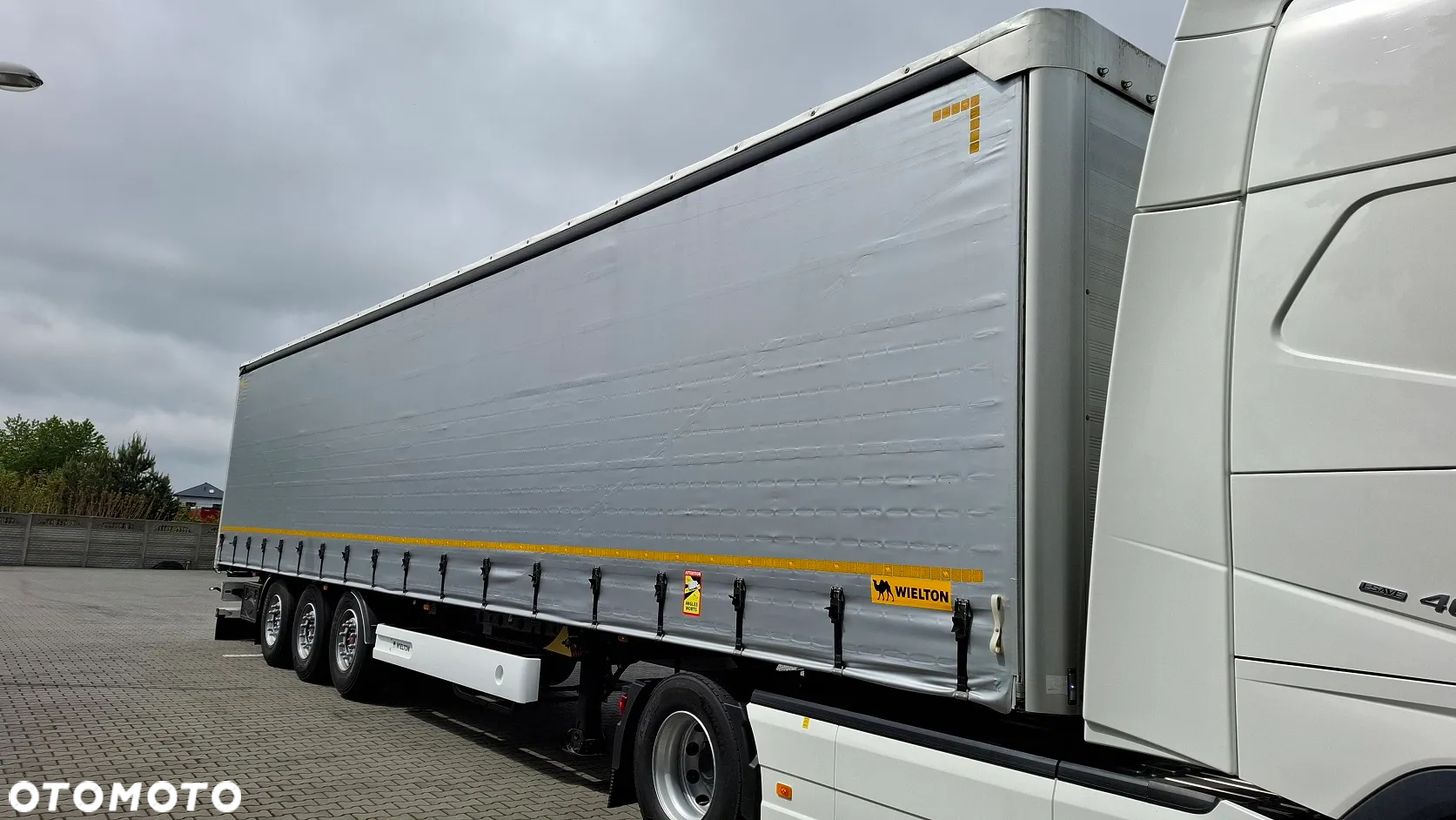 Wielton NS3K / STANDARD / OŚ PODNOSZONA / PLANDEKA ANTYWŁAMANIOWA / - 6