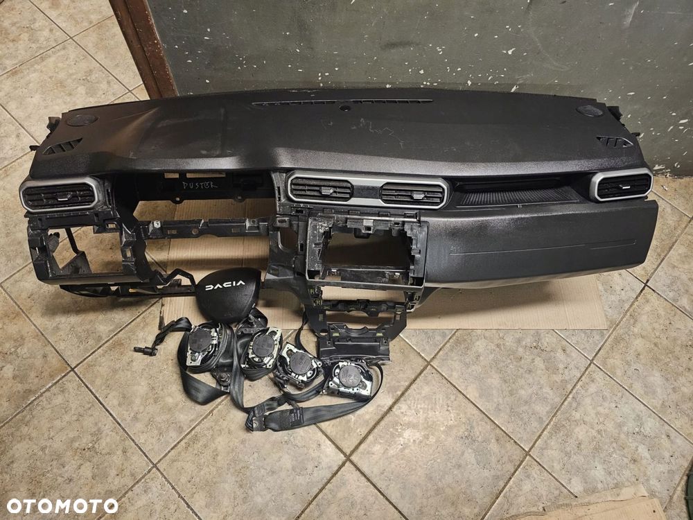 konsola airbag pasy komplet dacia duster ii lift - 1