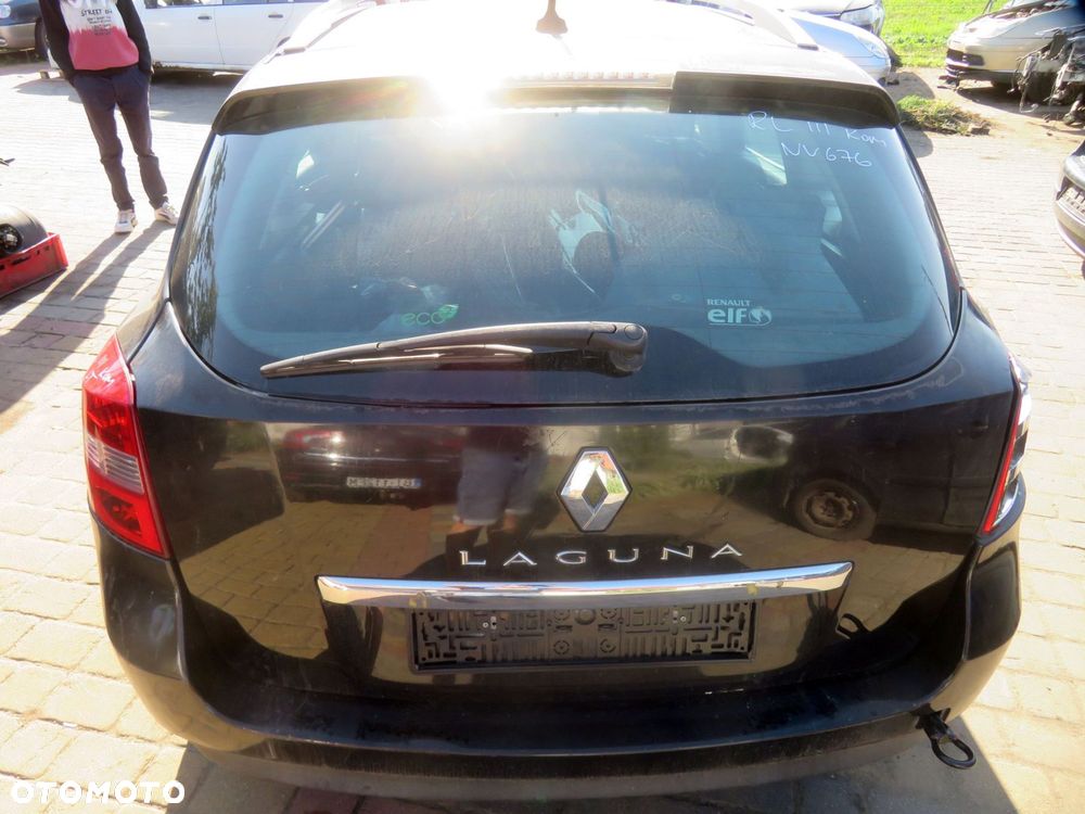 KLAPA BAGAŻNIKA TYLNA LAGUNA III PH1 KOMBI NV676  CZARNY RENAULT 2007-2012 - 1